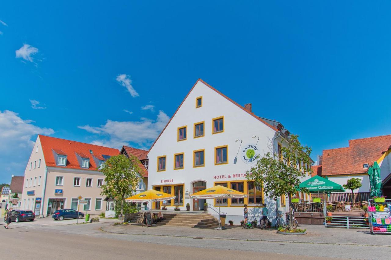 Gasthof Postbraeu Siegenburg Exteriör bild